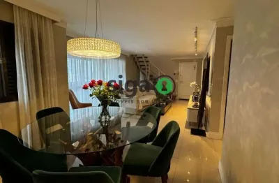 Cobertura para venda e locação no portal do morumbi 3 suítes, 2 vagas, 194m²