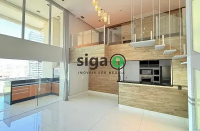 Apartamento á venda no brooklin com 2 quartos, pé direito duplo, 3 vagas! lazer completo!