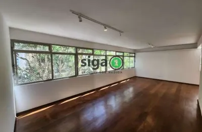 Apto para locação no jardim paulista com 178m², com 3 quartos, sendo 1 suite, 2 vagas, sem mobilia