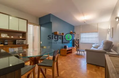 Apto à venda com 81m², 2 quartos, sendo 1 suíte, no itaim bibi, reformado