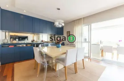 Apartamento mobiliado para locação - condomínio vista alegre - 175 m² | 3 suítes | 3 vagas | depósit