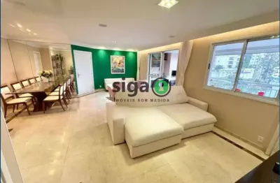 Apartamento de 127m² para venda e locação com 3 dormitorios no morumbi