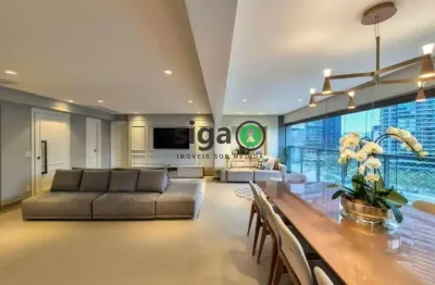 Brooklin: Apartamento de 181m² com 3 Suítes, Varanda Ampla e Lazer Completo