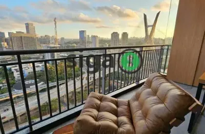 Apartamento para locação no geo berrini totalmente mobiliado e com vaga!