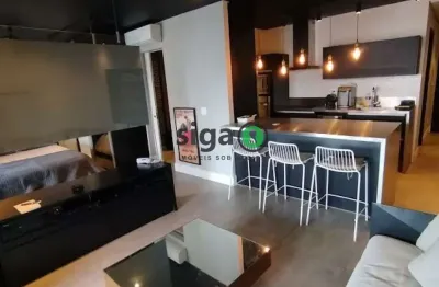 Apto para locação na vila nova comceição com 1 suite, 1 vaga mobiliado