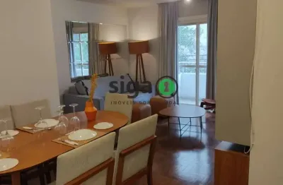 Apto para locação com 85m², na vila olímpia, com 2 quartos sendo 1 suíte, mobiliado e 1 vaga