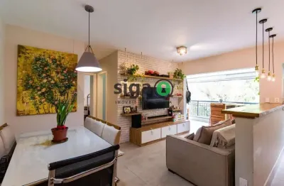 Apartamento no morumbi com 2 quartos, 2 vagas e semi-mobiliado! andar intermediário!