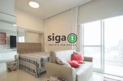 Apartamento para locação no alto da boa vista com 1 quarto - 36m²