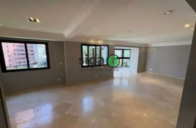 Apto com 126m², para locação na Vila Nova Conceição com 3 suites, 3 vagas, sem mobilia