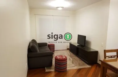 Apto para locação com 71²m, nos jardins, com 2 quartos, sendo 1 suíte, e 1 vaga, mobiliado