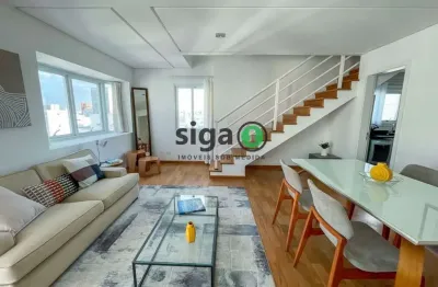 Cobertura Duplex mobiliada e com Jacuzzi disponível para locação a poucas quadras da Av. Paulista