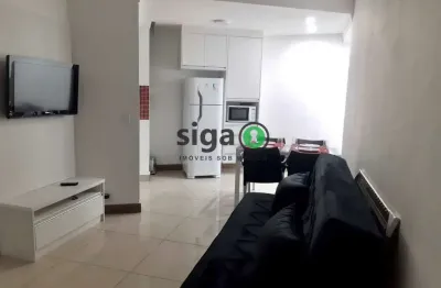 Apartamento para locação 35m² mobiliado, localizado em Moema.