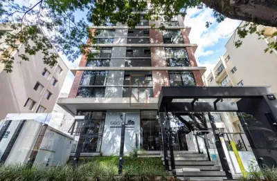 Apartamento com 1 quarto para alugar na rua brigadeiro franco, 552, mercês, curitiba por r$ 2.500