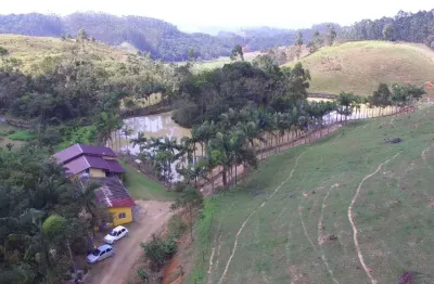 Sítio com cachoeira e terreno de 120.000m² ( 12 hectares ) à venda em canelinha/sc