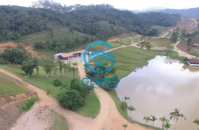 Lote com escritura pública em condomínio rural com excelente infraestrutura à venda em canelinha/sc