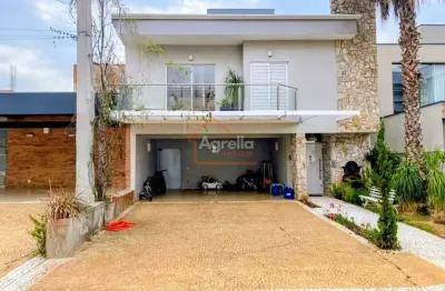 Sobrado a venda em condomínio fechado em mogi guaçu com 4 dormitórios sendo 3 suítes piscina com borda infinita