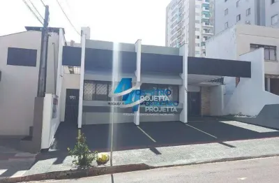 Casa comercial para locação com 10 salas, 280 m² no centro de londrina/pr