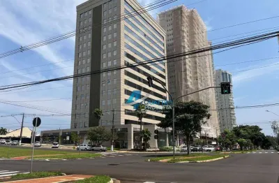 Sala comercial para locação com 160 m² no ed. comercial torre firenze, bela suiça - londrina