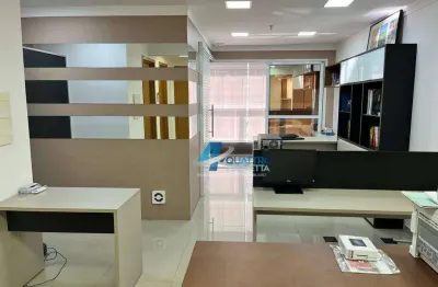 Sala comercial para alugar com 50 m² na gleba palhano - ed. palhano premium