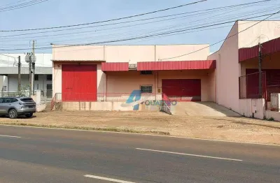 Barracão / galpão para locação com 900 m² + doca de carregamento - lago igapo