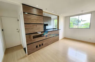 Apartamento com 2 dormitórios para alugar, 51 m² - jardim jockey club - londrina