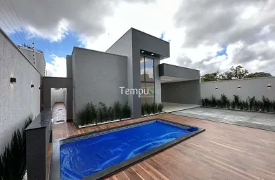 Casa alto padrão, 4 suítes, piscina com cascata, 420 m²,  em jardim vila boa, goiânia/go