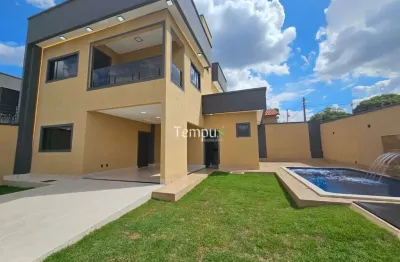 Sobrado alto padrão, 3 suítes, piscina com cascata, em cardoso continuação, aparecida de goiânia/go