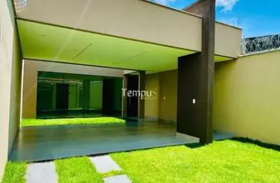 Casa 3 quartos 1 suíte, nova, em jardim maria inês, aparecida de goiânia/go