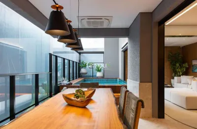 Atmos city design - apartamento de alto padrão- 3 suites e piscina privativa, setor marista - goiânia/go
