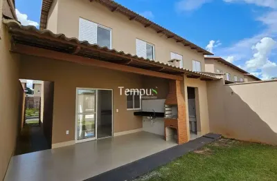 Solar terrara - sobrado alto padrão condomínio solar terrara, 116 m², 3 quartos 1 suite, lazer completo, sitio santa luzia, aparecida de goiânia-go