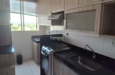 Condominio spazio gran parc - aluguel apartamento, 2 quartos 1 suíte, completo em armários,  em jardim bela vista - continuação, aparecida de goiânia/go