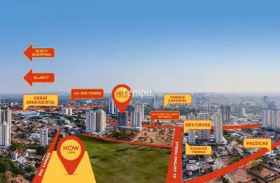 Now laguna - oportunidade! apartamento com 2 quartos no parque amazônia – goiânia/go