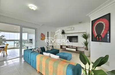 Apartamento frontal ao mar, pé na areia com 5 suítes e elevador panorâmico