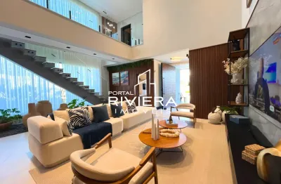 Casa de luxo com 5 suítes e lazer completo na riviera de são lourenço