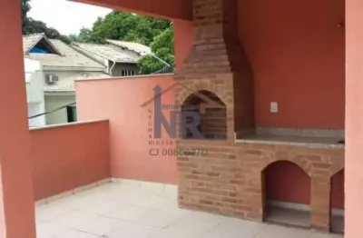 Casa em condomínio fechado com 4 quartos à venda na estrada do outeiro santo, taquara, rio de janeiro, 230 m2 por r$ 650.000