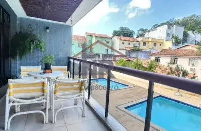 Apartamento com 4 quartos à venda na estrada capenha, pechincha, rio de janeiro, 174 m2 por r$ 749.500