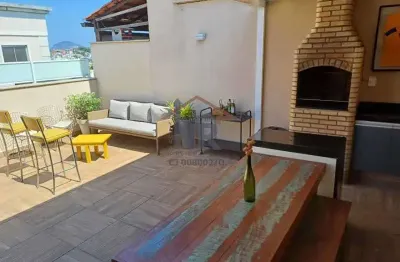 Cobertura com 3 quartos à venda na rua pajura, taquara, rio de janeiro, 126 m2 por r$ 550.000