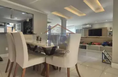 Casa em condomínio fechado com 4 quartos à venda na rua araticum, anil, rio de janeiro, 254 m2 por r$ 990.000