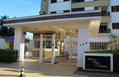 Ed. rosa d’ america: apartamento de 86m² para locação, 3 quartos, semimobiliado - jardim das améric