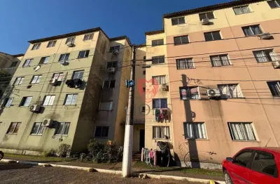Apartamento com 2 dormitórios para alugar, 42 m² por r$ 931,00/mês - santa fé - gravataí/rs