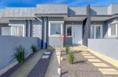 Casa com 2 dormitórios à venda, 50 m² por r$ 230.000 - mato alto - gravataí/rs