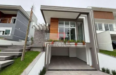 Casa com 3 dormitórios à venda, 220 m² por r$ 2.190.000,00 - alphaville - gravataí/rs