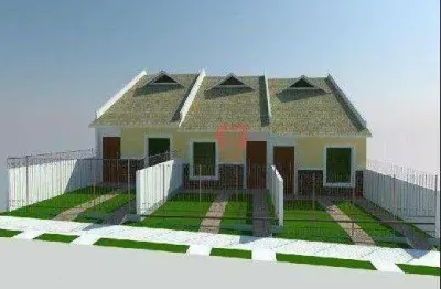 Casa com 2 dormitórios à venda, 54 m² por r$ 232.500,00 - vila morada gaúcha - gravataí/rs