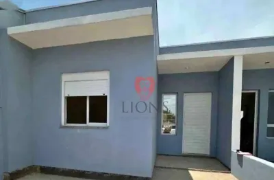 Casa com 2 dormitórios à venda, 50 m² por r$ 276.600 - parque ipiranga - gravataí/rs