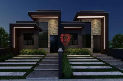 Casa com 2 dormitórios à venda, 50 m² por r$ 315.000,00 - terranova - gravataí/rs