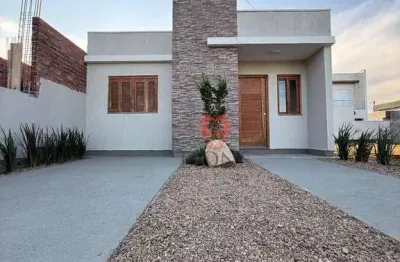 Casa com 2 dormitórios à venda, 55 m² por R$ 309.900 - Caça e Pesca - Gravataí/RS