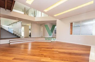 Casa com 4 dormitórios para alugar, 300 m² por r$ 16.360,45/mês - tingui - curitiba/pr
