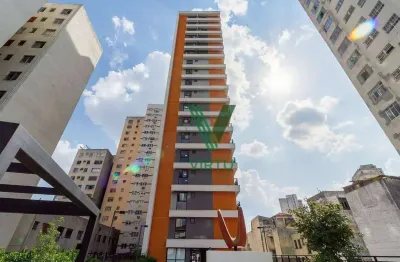 Apartamento com 1 dormitório para alugar, 25 m² por r$ 2.500,00/mês - centro - curitiba/pr