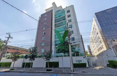 Apartamento com 3 dormitórios para alugar, 100 m² por r$ 7.600,00/mês - centro  civico - curitiba/pr