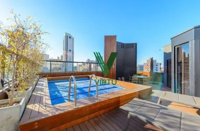 Cobertura com 3 dormitórios para alugar, 180 m² por r$ 15.550,00/mês - bigorrilho - curitiba/pr